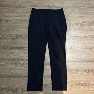 NEW Theory Womens Testra 2B Stretch Wool Dress Pants Navy Blue Size 4